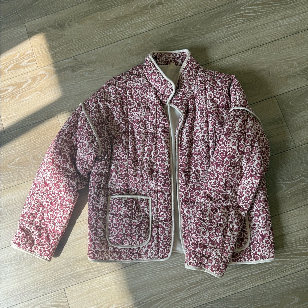 Floral Quilted Women's Jacket